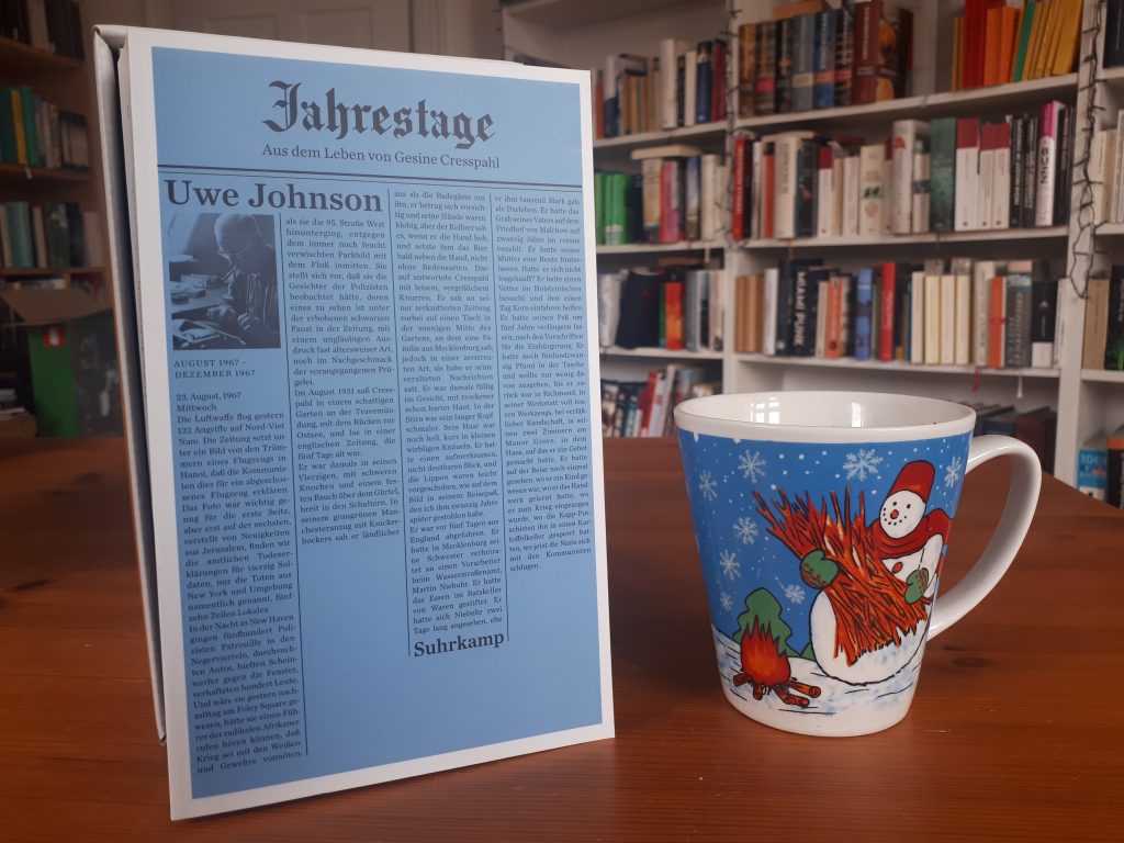 Das Bild zeigt den zweiten Band von Uwe Johnsons "Jahrestage"